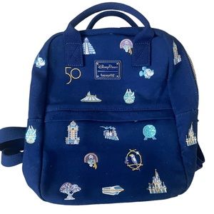 WDW 50th Anniversary Embroidered Loungefly Backpack